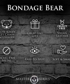 Master Series Rope Teddy Bear Keychain