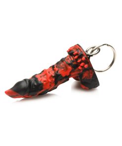 Alternative view of Creature Cocks Fire Demon Keychain