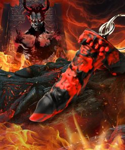 Creature Cocks Fire Demon Keychain