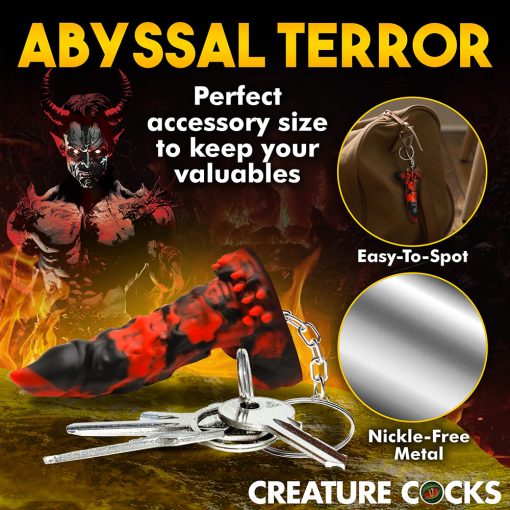 Creature Cocks Fire Demon Keychain - Image 9