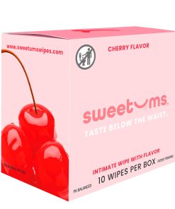 Sweetums Intimate Wipes Cherry Flavor 10-Pack