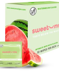 Sweetums Intimate Wipes Watermelon Flavor 10-Pack