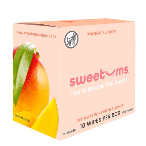 Sweetums Intimate Wipes Mango Flavor 10-Pack - Image 4