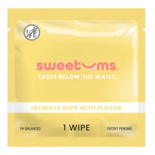 Sweetums Intimate Wipes Pina Colada Flavor 10-Pack - Image 2