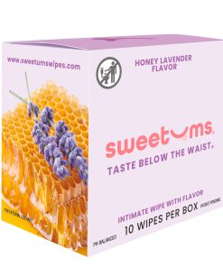 Sweetums Intimate Wipes Honey Lavender Flavor 10-Pack