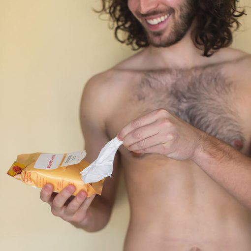 Sweetums Intimate Wipes Peach Scent (Unflavored) 30-Pack - Image 3