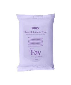 Personal Fav Play Flushable Intimate Wipes 10-Pack