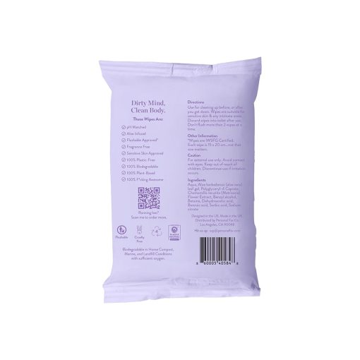 Personal Fav Play Flushable Intimate Wipes 10-Pack - Image 2