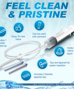 Cleanstream Enema Syringe With Attachments