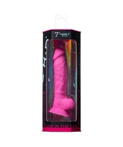 Silex-D The Original Model 1 Dildo 7 In. Glow-In-The-Dark Pink