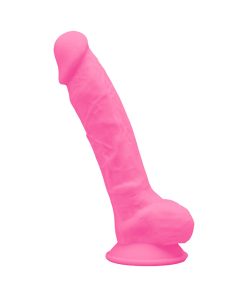 Silex-D The Original Model 1 Dildo 7 In. Glow-In-The-Dark Pink