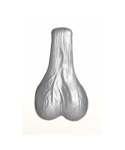 Alternative view of Big Ballers Large Truck Nuts Silver