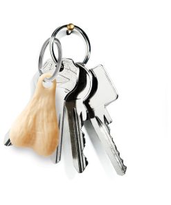 Alternative view of Big Ballers Nuts Keychain Set Dark/Light/Silver