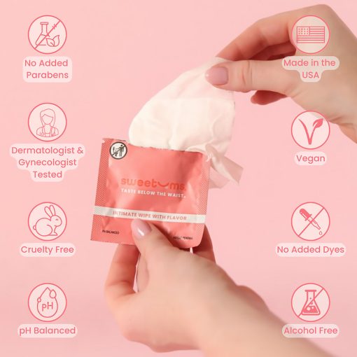 Sweetums Individual Wipes Cherry  - Image 2