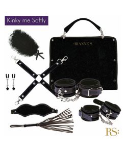 Rianne S Kinky Me Softly Bondage Kit Black