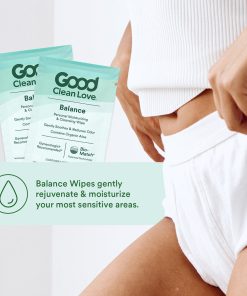 Good Clean Love Balance Personal Moisturizing & Cleansing Wipes 30 Ct