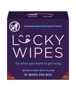 Sweetums Lucky Wipes Strawberries & Cream Flavor 10-Pack