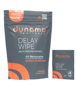 Dynamo Wellness Delay Wipe 4% 6-Pack