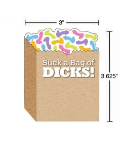 Alternative view of Suck A Bag Of Dicks Sticky Notes