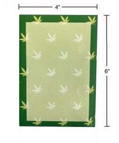 Alternative view of Cannabis Leaf Notepad