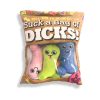 Suck A Bag Of Dicks Plushy Pillow With 5 Dicks