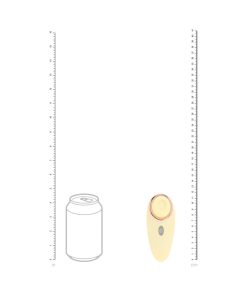 Loveline Aurie Airtaptech Rechargeable Vibrator Yellow