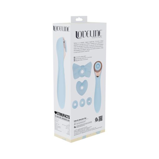 Loveline Darling Airtaptech Rechargeable Vibrator Blue - Image 12