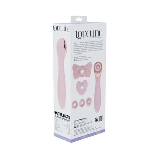 Loveline Darling Airtaptech Rechargeable Vibrator Pink - Image 12