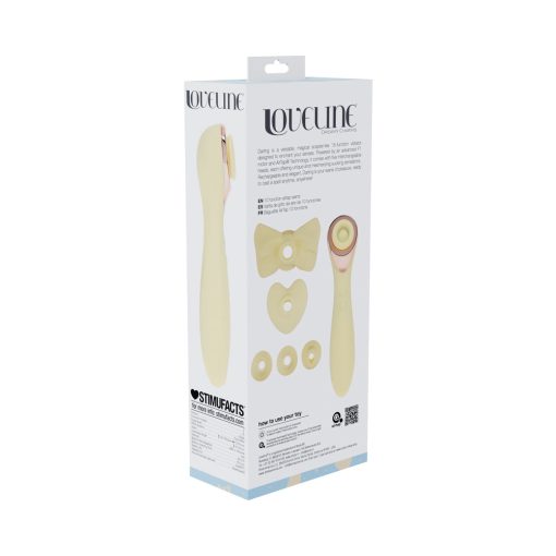 Loveline Darling Airtaptech Rechargeable Vibrator Yellow - Image 12
