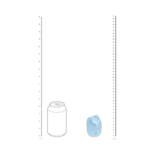 Loveline Dreamsicle Airtaptech Rechargeable Vibrator Blue - Image 5
