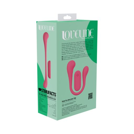 Loveline Flexease Bend Vibe Liquid Silicone Pink - Image 6