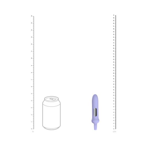 Loveline Harmony Loop Grip Vibe Liquid Silicone Lavender - Image 4