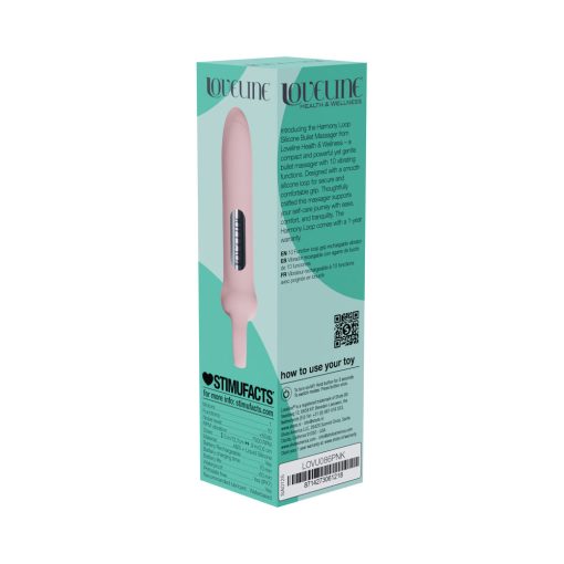 Loveline Harmony Loop Grip Vibe Liquid Silicone Pink - Image 5
