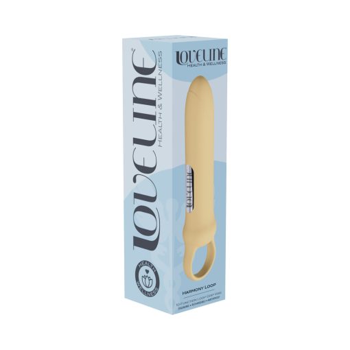 Loveline Harmony Loop Grip Vibe Liquid Silicone Yellow