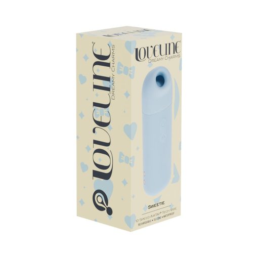 Loveline Sweetie Airtaptech Rechargeable Vibrator Waterproof Blue