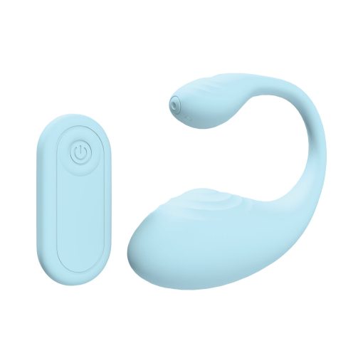 Loveline Wave C-Shape Vibe Waterproof Remote Blue - Image 3