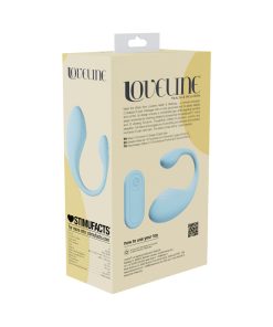 Loveline Wave C-Shape Vibe Waterproof Remote Blue