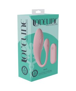 Loveline Wave C-Shape Vibe Waterproof Remote Pink