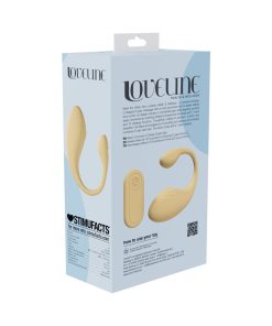 Loveline Wave C-Shape Vibe Waterproof Remote Yellow
