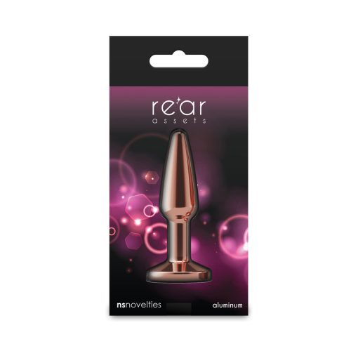 Rear Assets Tapered Plug Rose Gold/Pink Small - Image 4