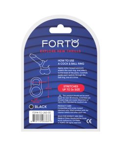 Forto F-41: Lock Cock & Ball Ring Black