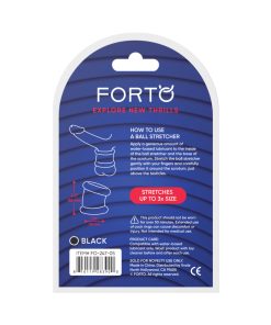 Forto F-95: Tubular Ball Stretcher Black