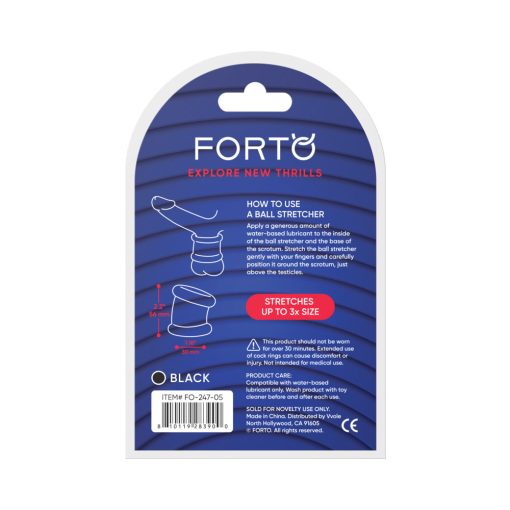 Forto F-95: Tubular Ball Stretcher Black - Image 7