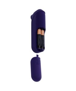 Alternative view of Selopa Sure Thing Aaa Battery Vibrating Suction Silicone Purple