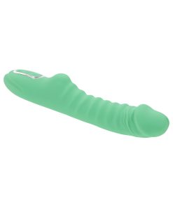 Evolved Full Throttle Rechargeable Warming Vibrator Silicone Mint Green