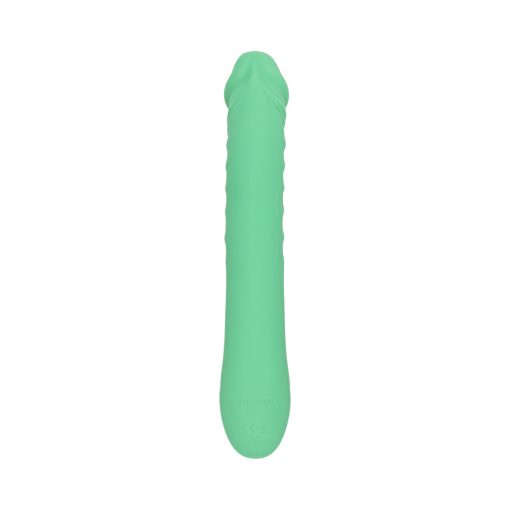 Evolved Full Throttle Rechargeable Warming Vibrator Silicone Mint Green - Image 7