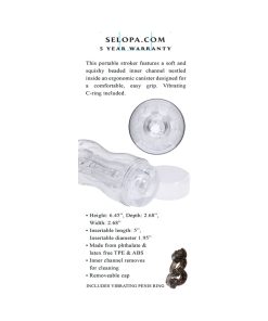 Selopa Stroke Of Luck Stroker Masturbator Tpe Clear
