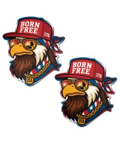 Pastease Patriotic Born Free Red White & Blue American Glory Eagle Nipple Covers