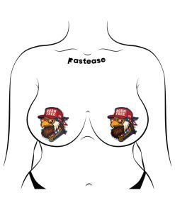 Pastease Patriotic Born Free Red White & Blue American Glory Eagle Nipple Covers