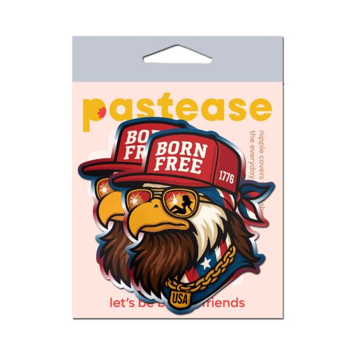 Pastease Patriotic Born Free Red White & Blue American Glory Eagle Nipple Covers - Image 4